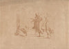 Abraham kneels before the angels (1844)