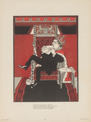 Abraham Kuyper op de troon