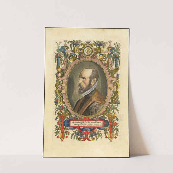 Abraham Ortelius (1584) by Philip Galle