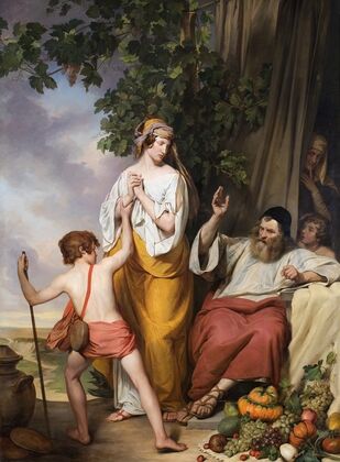 Abraham rejects Hagar and Ismael