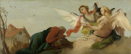 Abraham with the three Angels