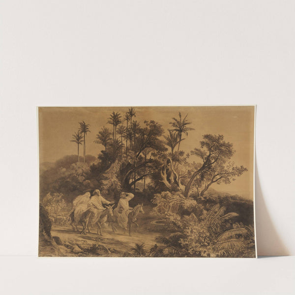 Abrahams Einzug ins gelobte Land (1. Mose 12, 5ff) by Johann Wilhelm Schirmer