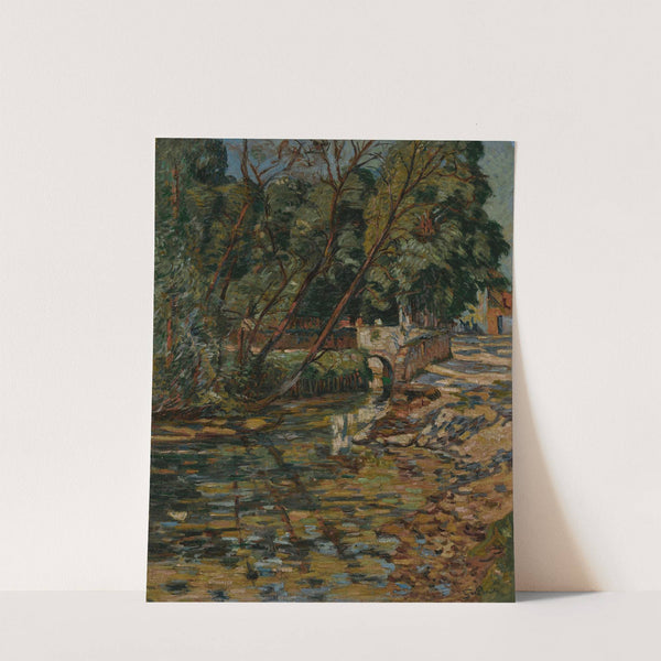 Abreuvoir à Epinay-Le-Breuil (1889) by Armand Guillaumin