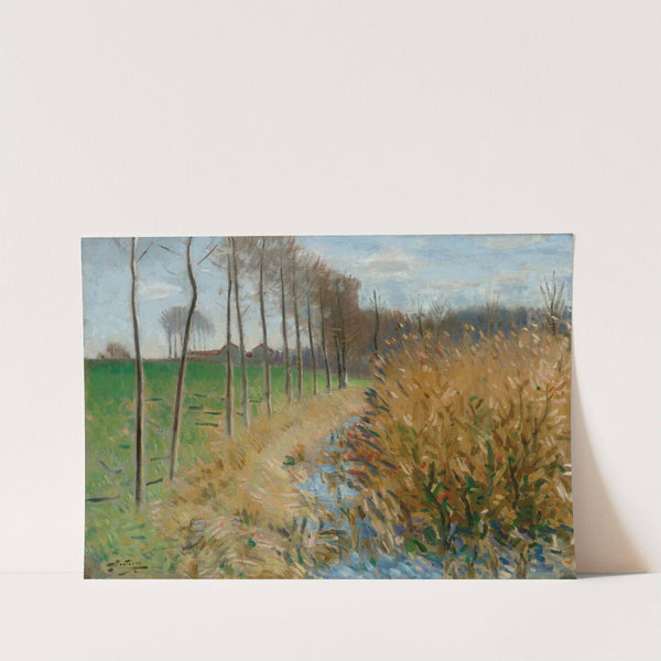 Abreuvoir À Mizy Sur Yonne by Pierre-Eugène Montézin