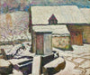 Abreuvoir en hiver