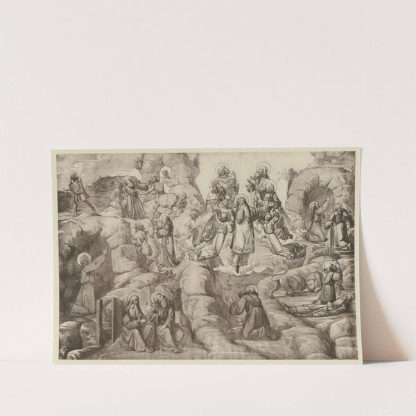 Abschied der Apostel Petrus und Paulus by Eduard von Steinle