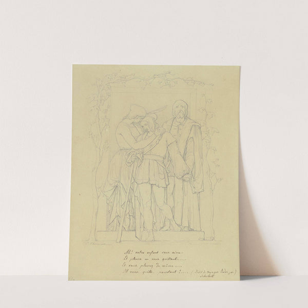 Abschied eines Sohnes von seinen Eltern by Johannes Thomas