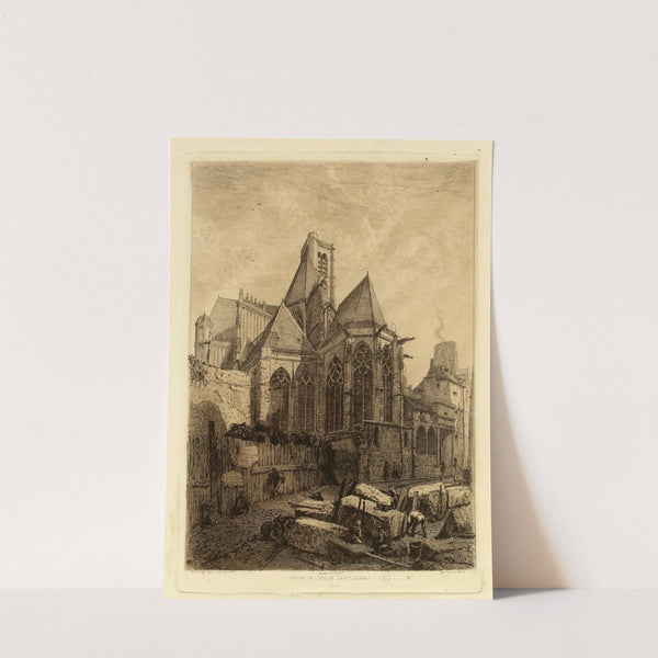 Abside de l’Eglise Saint-Gervais (1866) by Alfred Alexandre Delauney