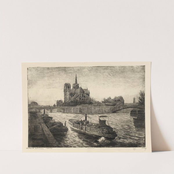 Abside de Notre Dame (19th Century) by Pierre-Marcel Roy