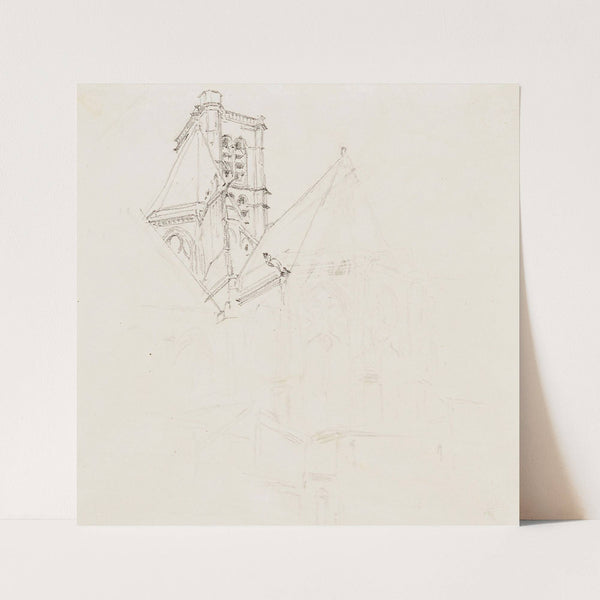 Abside et tour de l’église Saint-Gervais-Saint-Protais. 4ème arrondissement by Frédéric Houbron