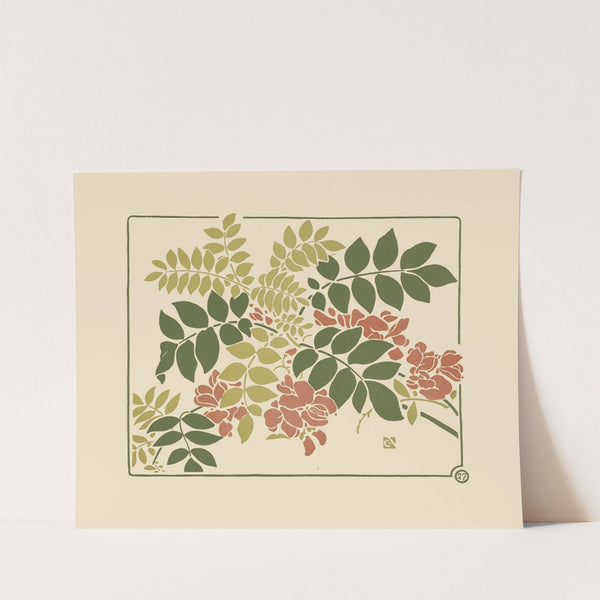 Abstract design based on flowering plants by George Auriol