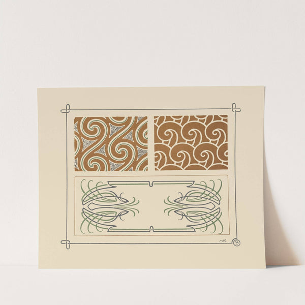 Abstract design based on swirls. (1900) by Maurice Pillard Verneuil