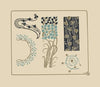 Abstract design based on tiny leaves on stems. (1900)