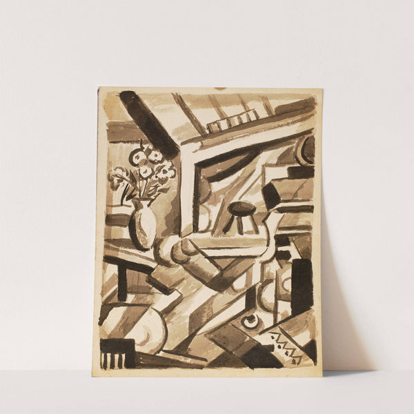 Abstract–Flowers in Left II by Carl Newman