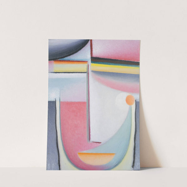 Abstract Head, Symphony in Pink (1929) by Alexej von Jawlensky