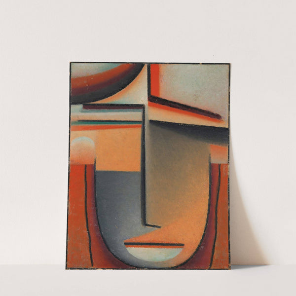 Abstract Head; Tragic (1928) by Alexej von Jawlensky