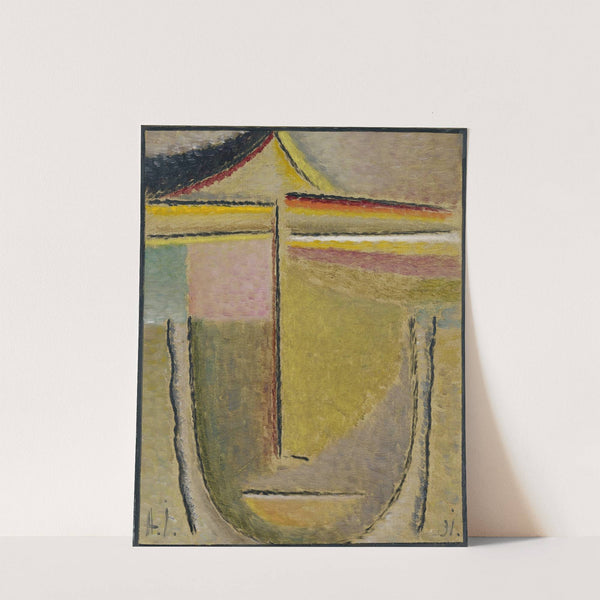 Abstract Head,Apollo (1931) by Alexej von Jawlensky