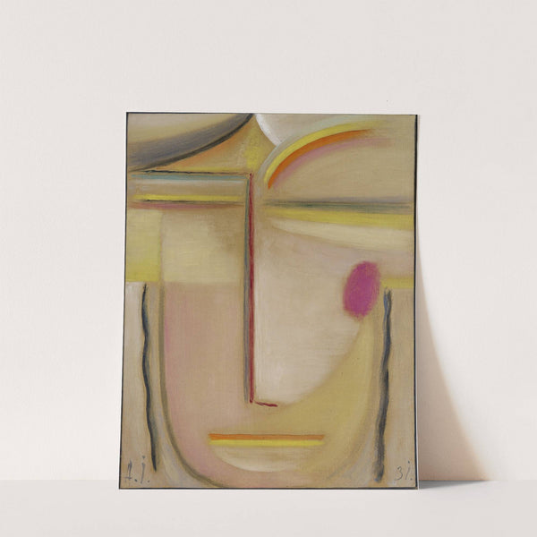 Abstract Head,Gold and Pink (1931) by Alexej von Jawlensky