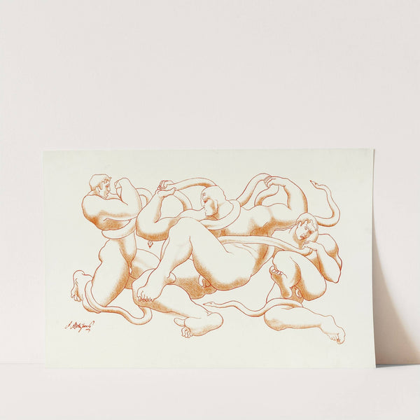 Abstract Nude (19th century) by After Auguste Rodin