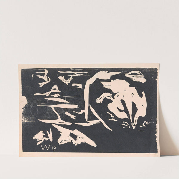 Abstracte compositie by Erich Wichmann