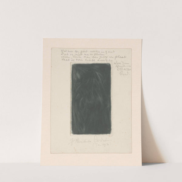 Abstracte compositie (1920) by Erich Wichmann