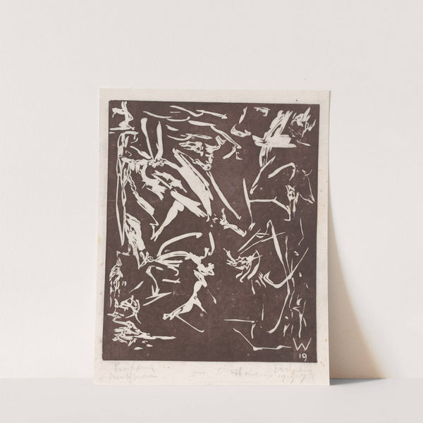 Abstracte compositie by Erich Wichmann