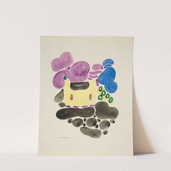 Abstraction Based on Flower Forms, V by David Kakabadzé