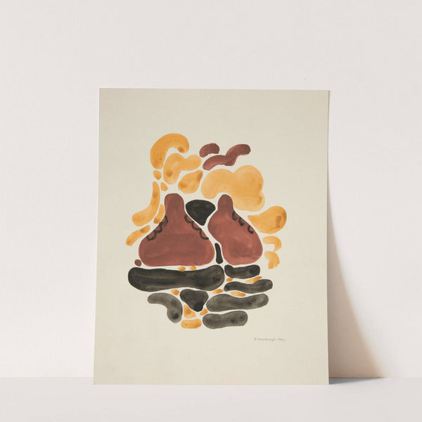 Abstraction Based on Flower Forms, VI by David Kakabadzé