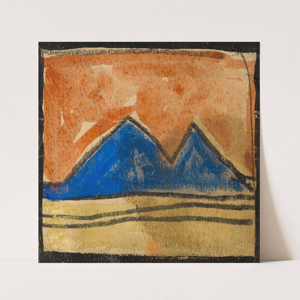 Abstrahierte Landschaft (1918) by Egon Schiele