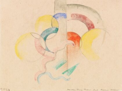 Abstraktes Aquarell I