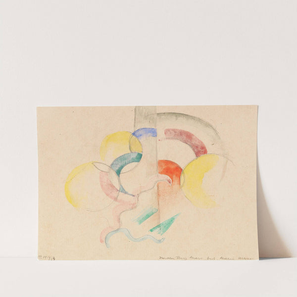 Abstraktes Aquarell I (1913-14) by Franz Marc