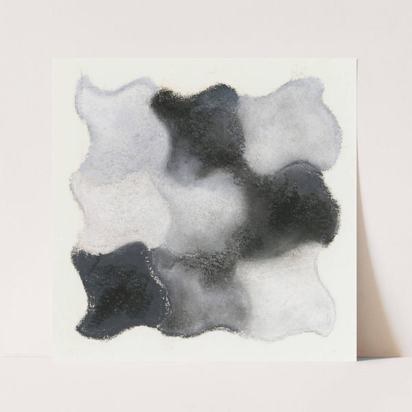 Abstraktion In Grau, Schwarz Und Weiss by Augusto Giacometti