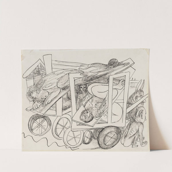 Abtransport der Sphinxe (1946) by Max Beckmann