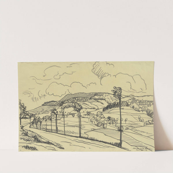 Abtsroda mit der Wasserkuppe by Fried Stern