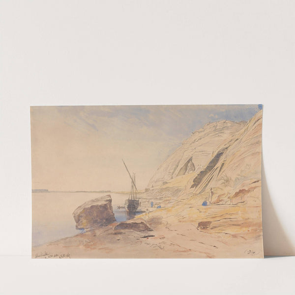 Abu Simbel, 11-11;30 am, 8 February 1867 (374) by Edward Lear