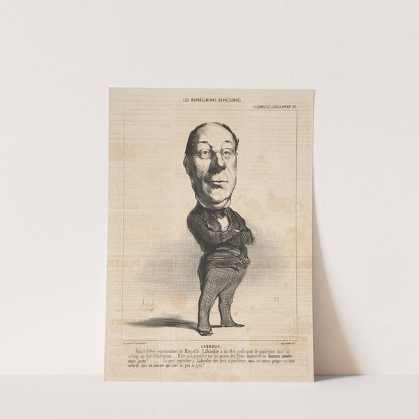 Abulia – Before being the representative of Marseille, The aboulle . . . Some Greek (1849) by Honoré Daumier