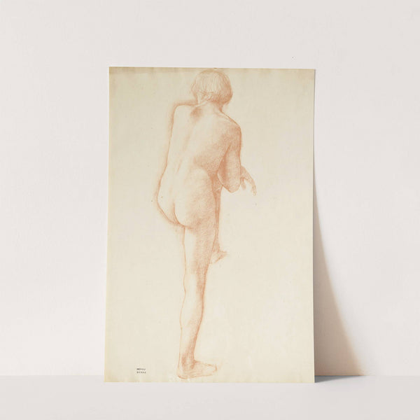 Academy of a man by Edgar Degas