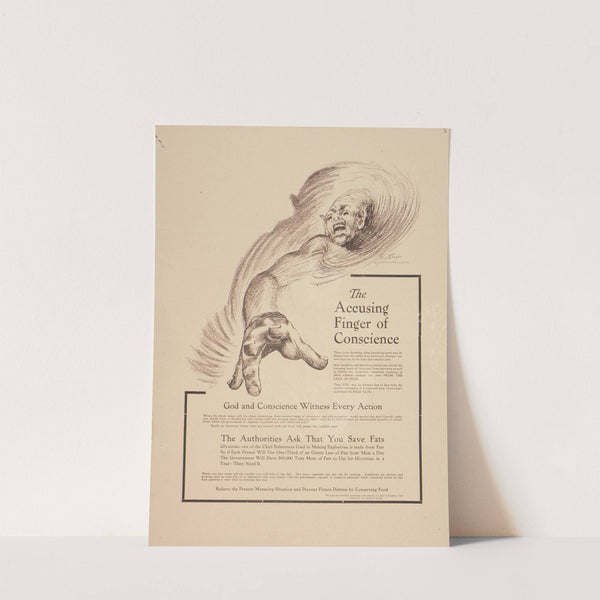 Accusing Finger of Conscience by Anonymous