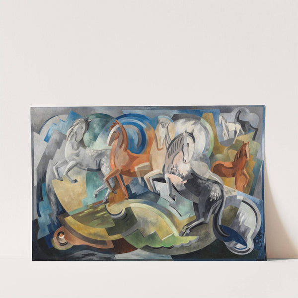 Achill Horses by Mainie Jellett