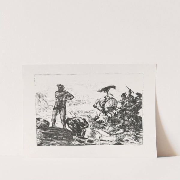 Achill wütet im Skamander (1907) by Max Slevogt