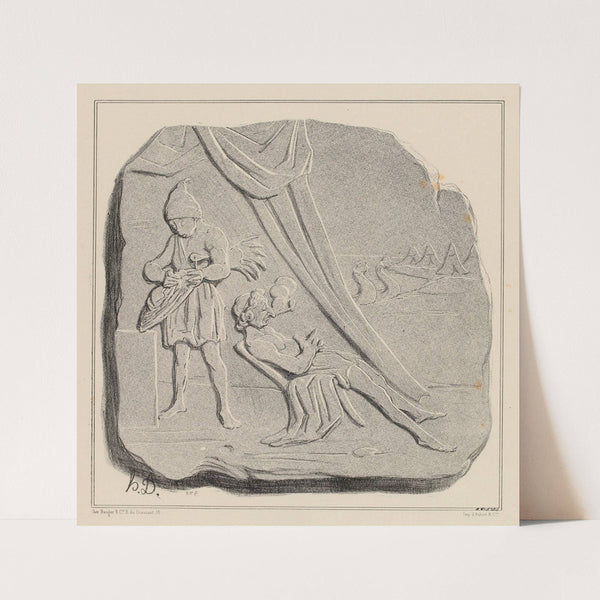 Achille sous sa tente (1833) by Honoré Daumier