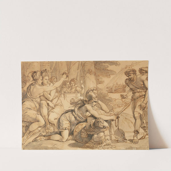 Achilles Among The Daughters Of Lycomedes by Giuseppe Cades