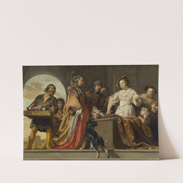 Achilles among the Daughters of Lycomedes (Ovid, Metamorphoses, XII, 162 ff) by Jan de Bray