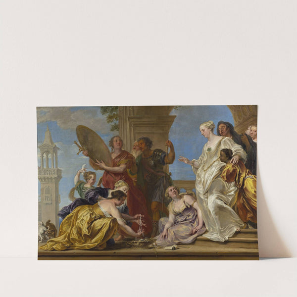 Achilles among the Daughters of Lycomedes (Ovid, Metamorphoses, XIII, 162–170, Publius Papinius Statius (ca. 45–96)) by Jan Boeckhorst