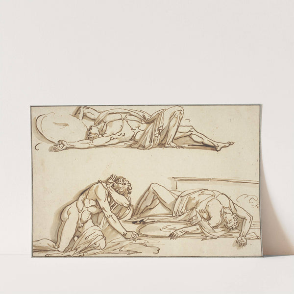 Achilles and Patroclus by Philippe-Auguste Hennequin