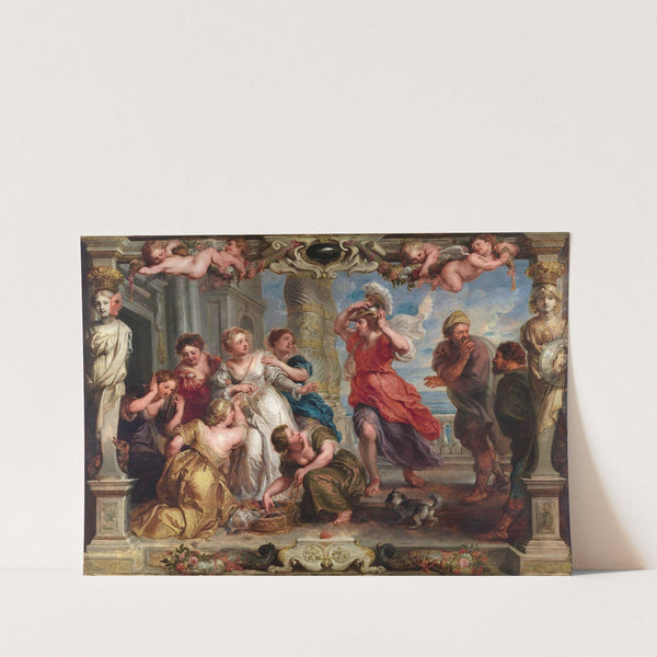 Achilles Discovered By Ulysses Among The Daughters Of Lycomedes by Peter Paul Rubens