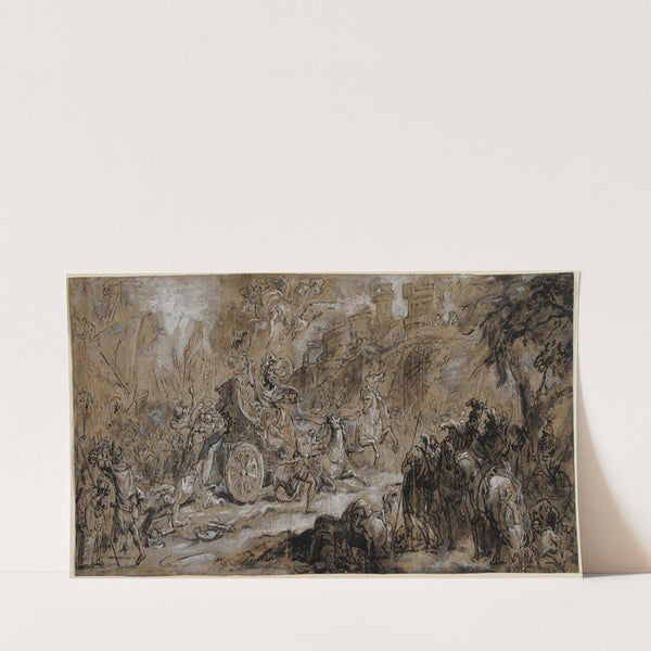 Achilles Dragging the Body of Hector (1700 - 1799) by Joseph Parrocel