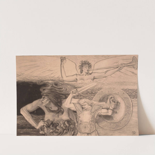 Achilles is angry, illustration to Homer’s ‘Iliad’ (1896) by Stanisław Wyspiański