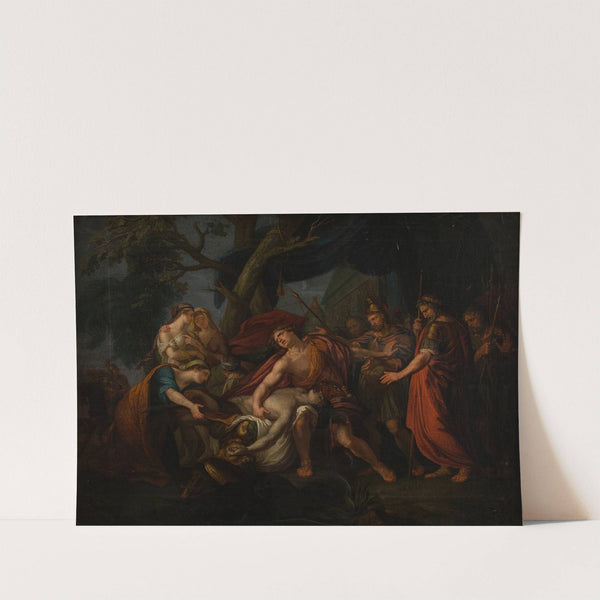 Achilles Lamenting the Death of Patroclus by After Hamilton Gavin