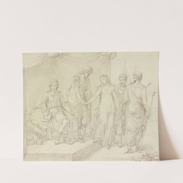 Achilles nimmt Abschied von Briseis by Gavin Hamilton